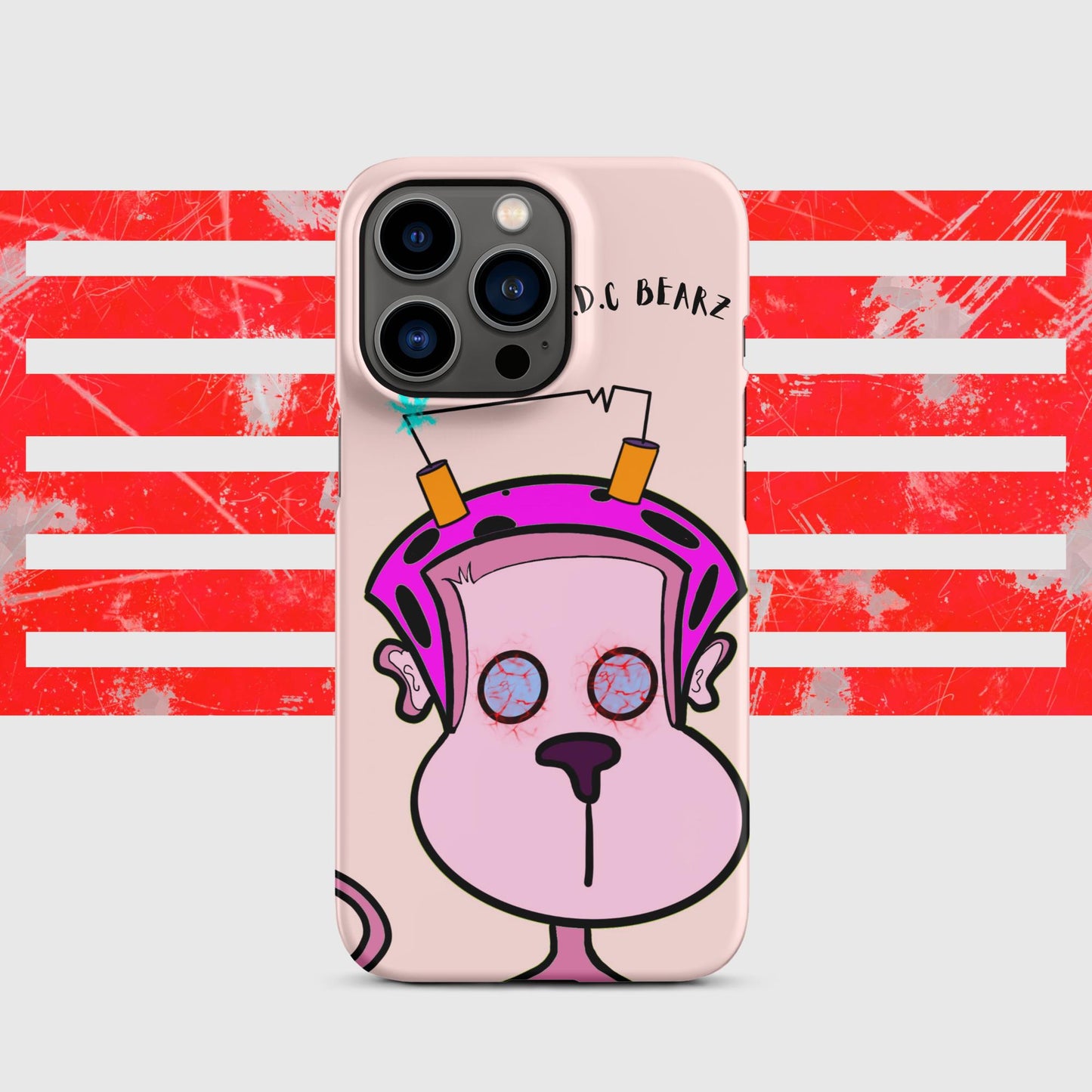 Pink Monkey - Snap case for iPhone®